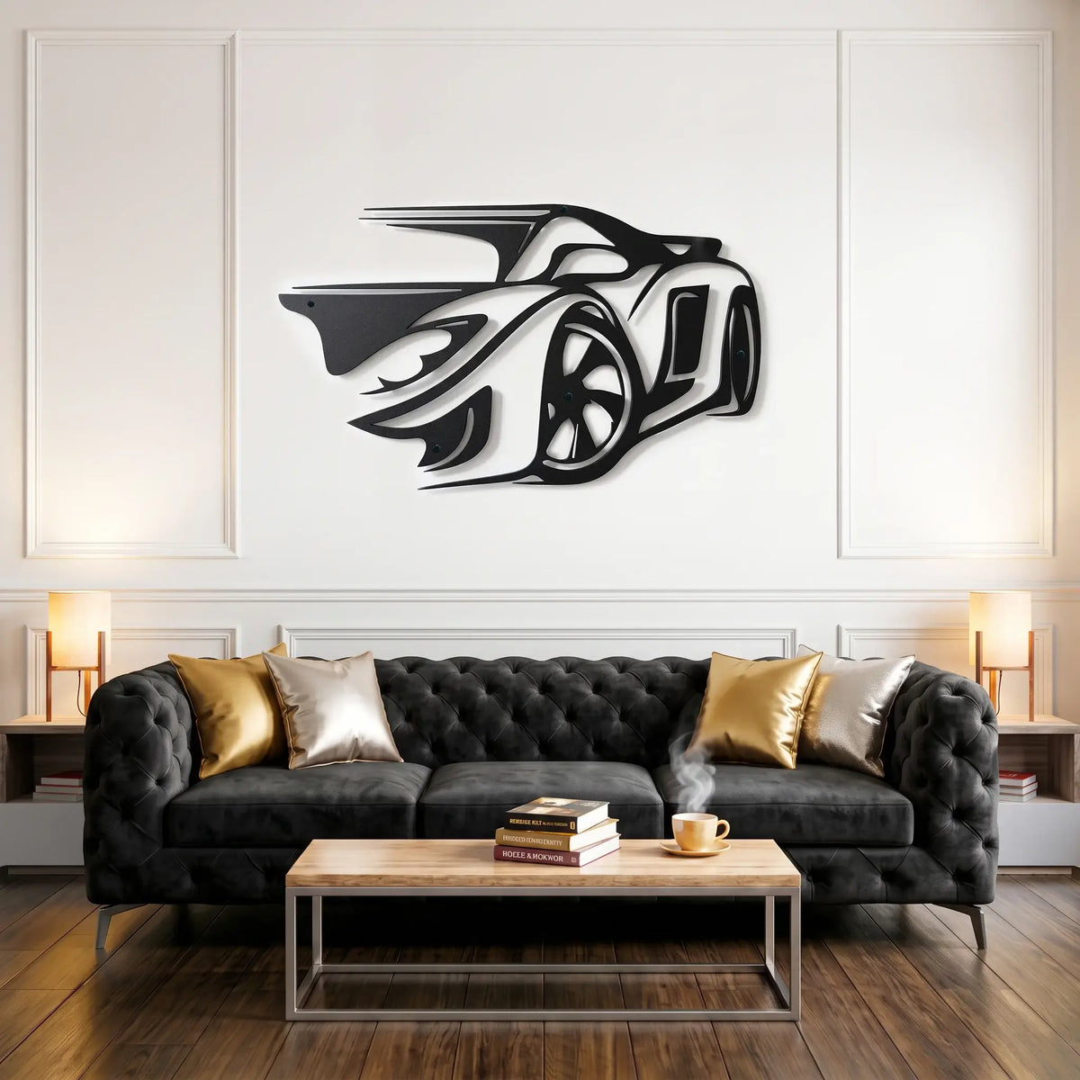 Sports Car - Metal Wall Art