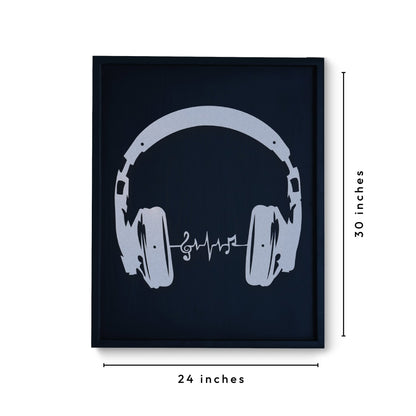 Music Headphone Wall Art