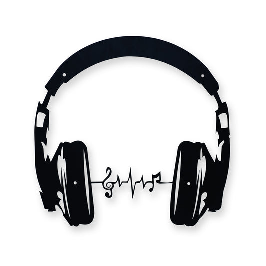 Music Headphone Wall Art