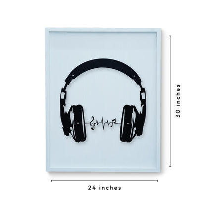 Music Headphone Wall Art