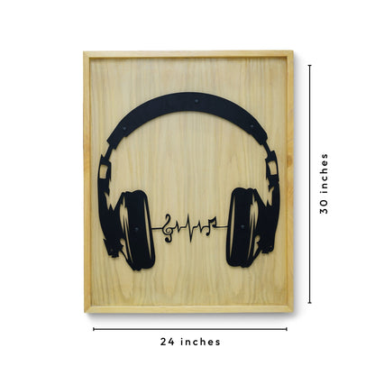 Music Headphone Wall Art
