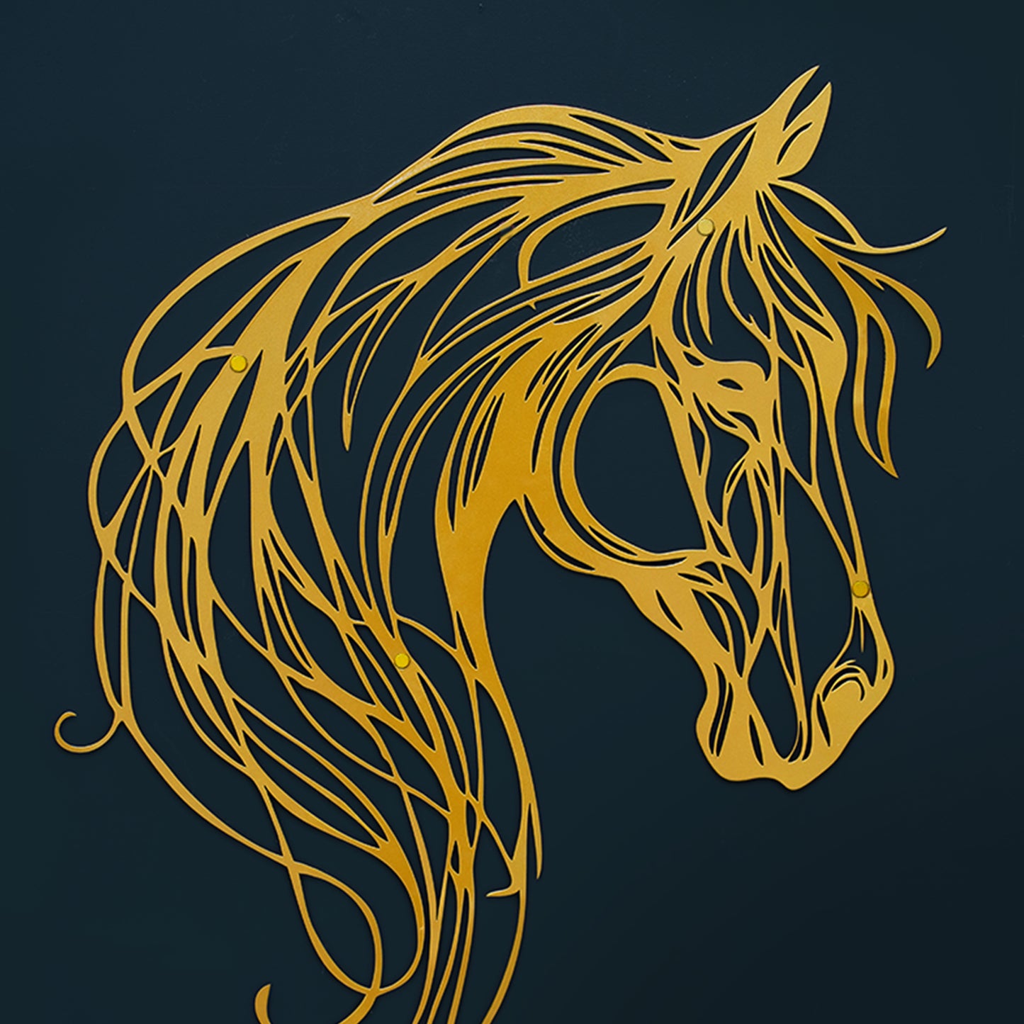The Gallant Horse - Metal Wall Art