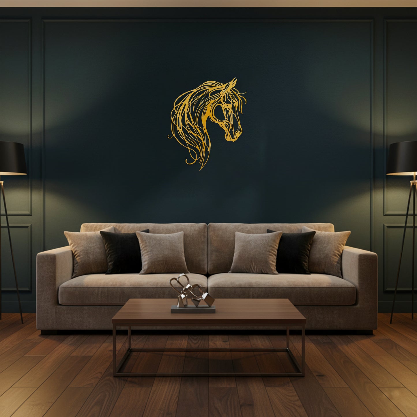 The Gallant Horse - Metal Wall Art
