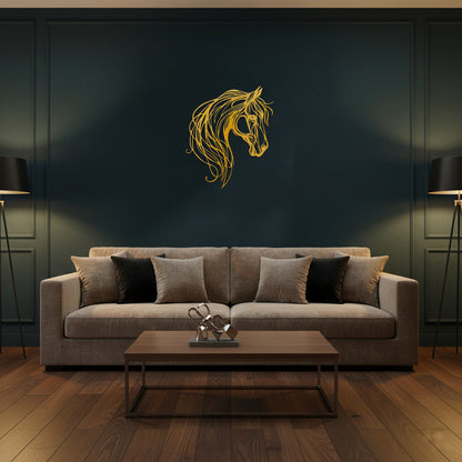 The Gallant Horse - Metal Wall Art
